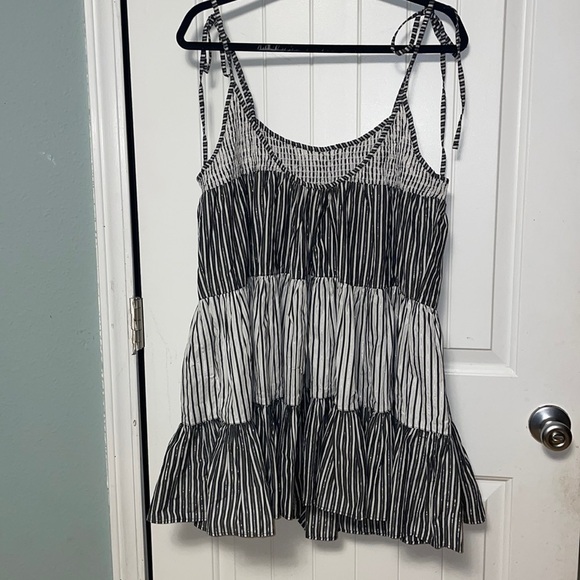 NWT SOLID & STRIPEDTHE PARKER Dress Combo- Blackout X Marshmallow Size S - Picture 7 of 9